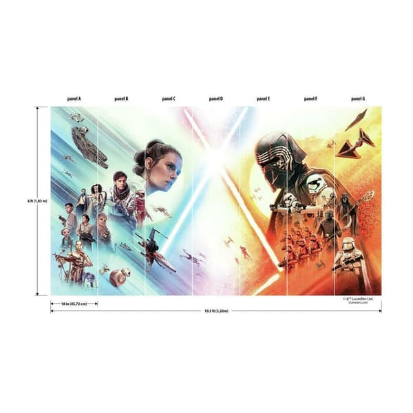 Star Wars The Rise of the Skywalker Tapet 320 x 183 cm