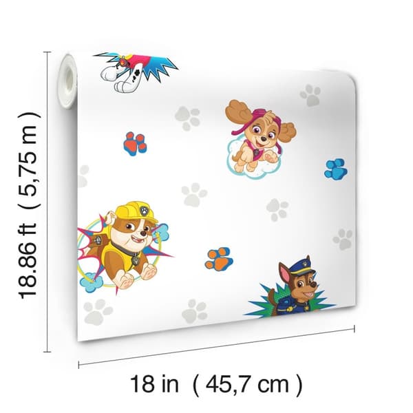 Paw Patrol Tapetrulle 45,72 x 574 cm