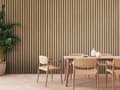 Miniatyrbild 4 av 6: Non woven-tapet ränder Profhome 391091-GU texturerad matt färg beige brun svart 5,33 m2