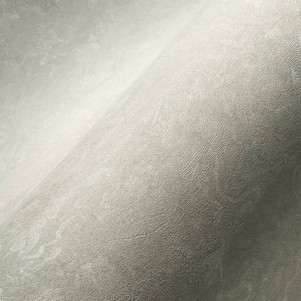 Non woven-tapet abstrakt Profhome 383584-GU lätt texturerad skimrande färg grädde ostron vit ljus grå 5,33 m2