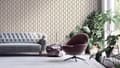 Miniatyrbild 5 av 7: Non woven-tapet grafisk Profhome 386912-GU lätt texturerad matt färg beige platina ljus grå 5,33 m2