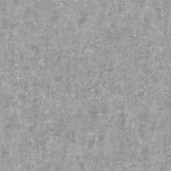 Non woven-tapet uni kulör Profhome 386931-GU lätt texturerad matt färg grå violett 5,33 m2
