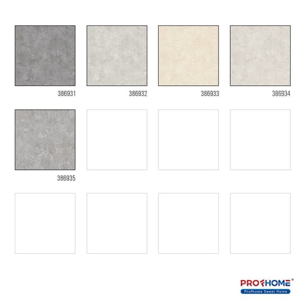 Non woven-tapet uni kulör Profhome 386933-GU lätt texturerad matt färg grädde ostron vit elfenben 5,33 m2