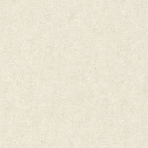 Non woven-tapet uni kulör Profhome 386933-GU lätt texturerad matt färg grädde ostron vit elfenben 5,33 m2