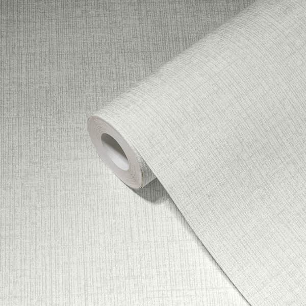 Kuitutapetti metalliset kohokohdat Profhome 386943-GU hieman rakenteellinen matta väri valkoinen hopea harmaa 5,33 m2