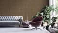 Miniatyrbild 5 av 7: Non woven-tapet metalliska höjdpunkter Profhome 386955-GU texturerad glittrande mönster matt bakgrund färg brun guld silver 5,33 m2