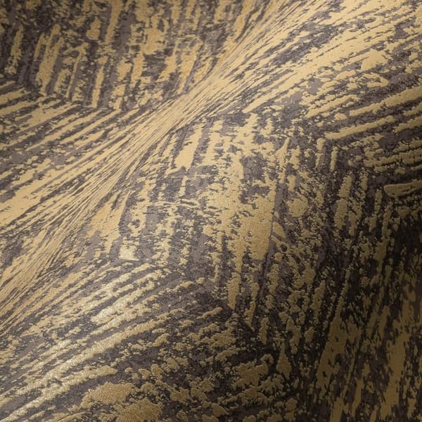Non woven-tapet Chevron mönster Profhome 386974-GU texturerad glittrande mönster matt bakgrund färg brun grå beige 5,33 m2