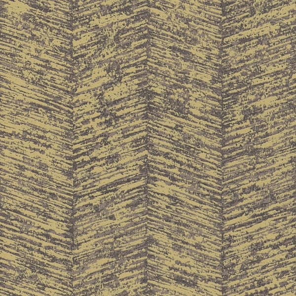 Non woven-tapet Chevron mönster Profhome 386974-GU texturerad glittrande mönster matt bakgrund färg brun grå beige 5,33 m2