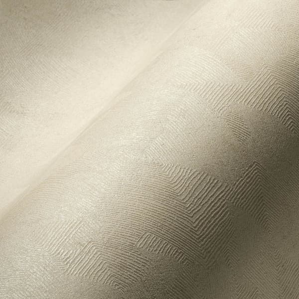 Non woven-tapet metalliska höjdpunkter Profhome 386981-GU lätt texturerad skimrande färg grädde beige silver 5,33 m2