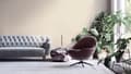 Miniatyrbild 5 av 7: Non woven-tapet metalliska höjdpunkter Profhome 386981-GU lätt texturerad skimrande färg grädde beige silver 5,33 m2