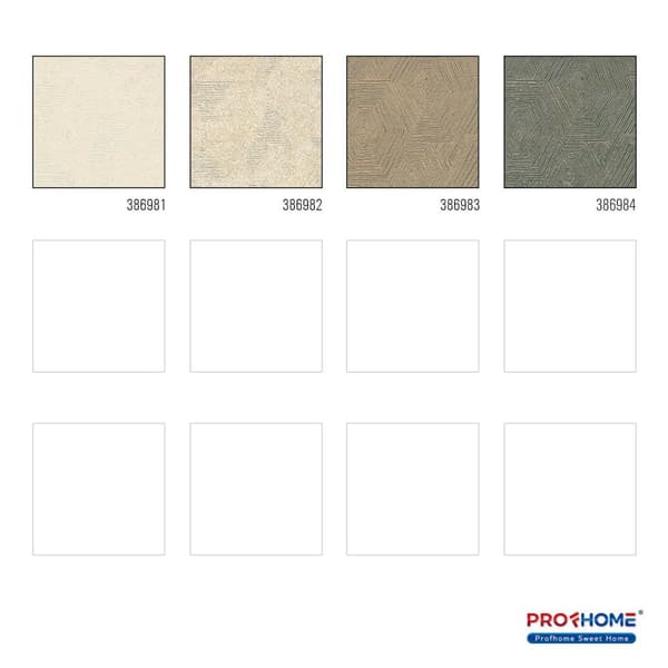 Non woven-tapet metalliska höjdpunkter Profhome 386981-GU lätt texturerad skimrande färg grädde beige silver 5,33 m2