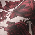Miniatyrbild 4 av 7: Non woven-tapet Toile de Jouy Profhome 387004-GU lätt texturerad matt färg rosa röd svart 5,33 m2