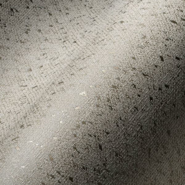 Non woven-tapet tyg utseende Profhome 387024-GU lätt texturerad skimrande färg beige beige grå guld 5,33 m2