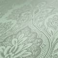 Miniatyrbild 2 av 7: Non woven-tapet paisley Profhome 387081-GU slät glittrande mönster matt bakgrund färg grön silver mint grön 5,33 m2