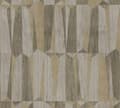 Miniatyrbild 1 av 8: Non woven-tapet geometrisk Profhome 387433-GU lätt texturerad skimrande färg brun guld grå 5,33 m2