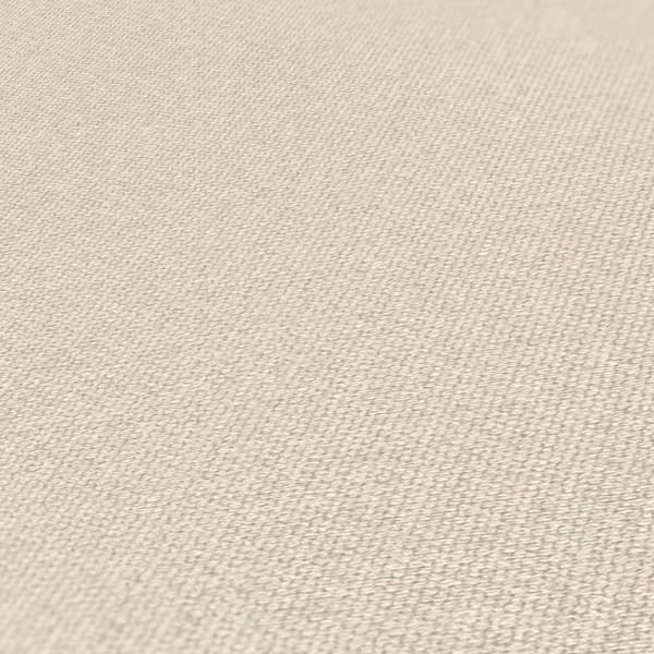 Non woven-tapet tyg utseende Profhome 387445-GU lätt texturerad matt färg grädde beige 5,33 m2