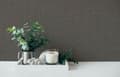 Miniatyrbild 5 av 8: Non woven-tapet tyg utseende Profhome 387454-GU lätt texturerad matt färg brun antracit mörkgrå 5,33 m2