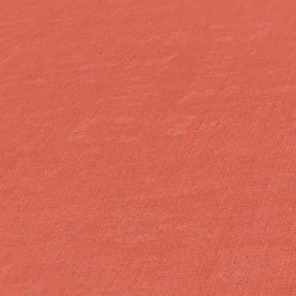 Non woven-tapet tyg utseende Profhome 387458-GU lätt texturerad matt färg orange lax rosa röd orange 5,33 m2