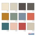 Miniatyrbild 8 av 8: Non woven-tapet tyg utseende Profhome 387458-GU lätt texturerad matt färg orange lax rosa röd orange 5,33 m2