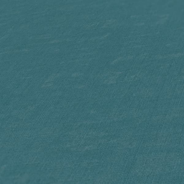 Non woven-tapet tyg utseende Profhome 387459-GU lätt texturerad matt färg turkos teal grön blå 5,33 m2