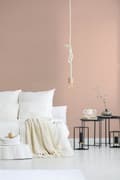 Miniatyrbild 6 av 7: Non woven-tapet tyg utseende Profhome 387461-GU lätt texturerad matt färg rosa dammig rosa 5,33 m2