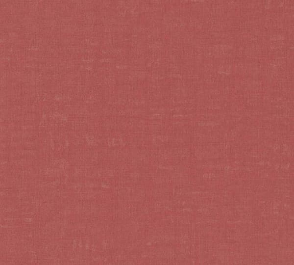Non woven-tapet tyg utseende Profhome 387462-GU lätt texturerad matt färg röd lax rosa 5,33 m2