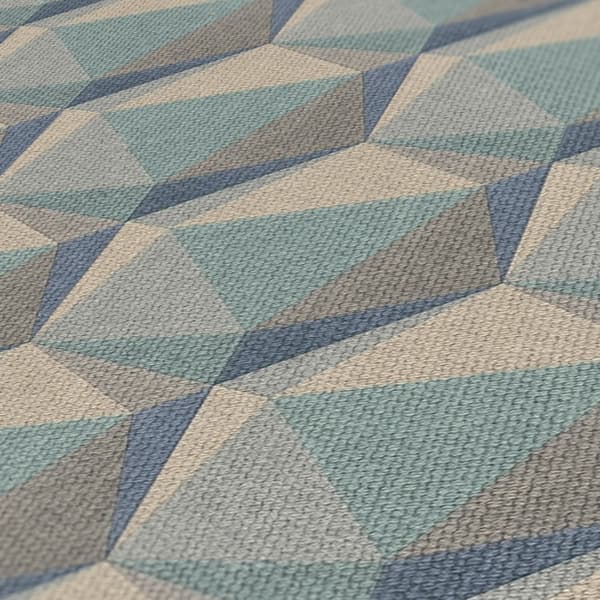 Non woven-tapet retro Profhome 387484-GU lätt texturerad matt färg turkos beige blå grå 5,33 m2