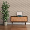 Miniatyrbild 5 av 8: Non woven-tapet retro Profhome 387485-GU lätt texturerad matt färg grädde elfenben beige grå 5,33 m2