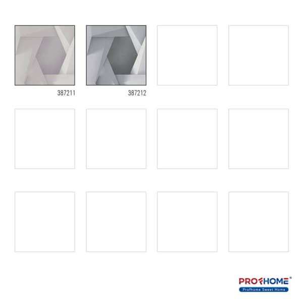 Non woven-tapet grafisk Profhome 387212-GU slät matt färg grå ljus grå 5,33 m2