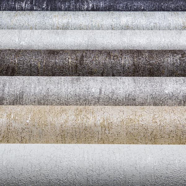 Non woven-tapet stuckatur utseende EDEM 410ST14 lätt texturerad metalliska höjdpunkter färg grå grå beige silver antracit 10,65 m2