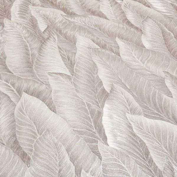 Non woven-tapet blomster EDEM 420ST24 lätt texturerad glittrande färg grå beige grå silver grädde 10,65 m2
