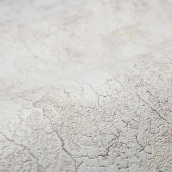 Non woven-tapet textur EDEM 807DN43 lätt texturerad matt färg grädde grå beige 10,65 m2