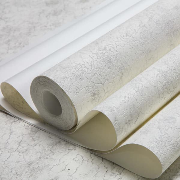 Non woven-tapet textur EDEM 807DN47 lätt texturerad matt färg grå sten grå 10,65 m2