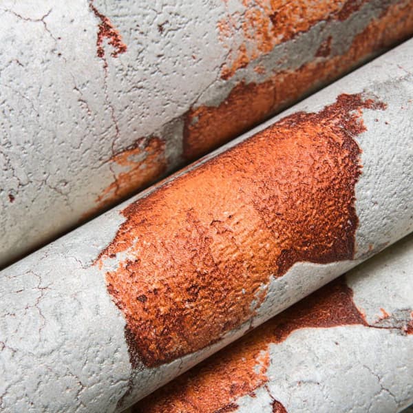 Non woven-tapet sten utseende EDEM 819DN55 lätt texturerad matt färg grå tegel röd kvarts grå 10,65 m2