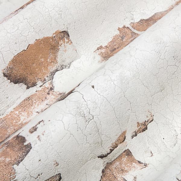 Non woven-tapet sten utseende EDEM 819DN56 lätt texturerad matt färg beige grå röd brun 10,65 m2