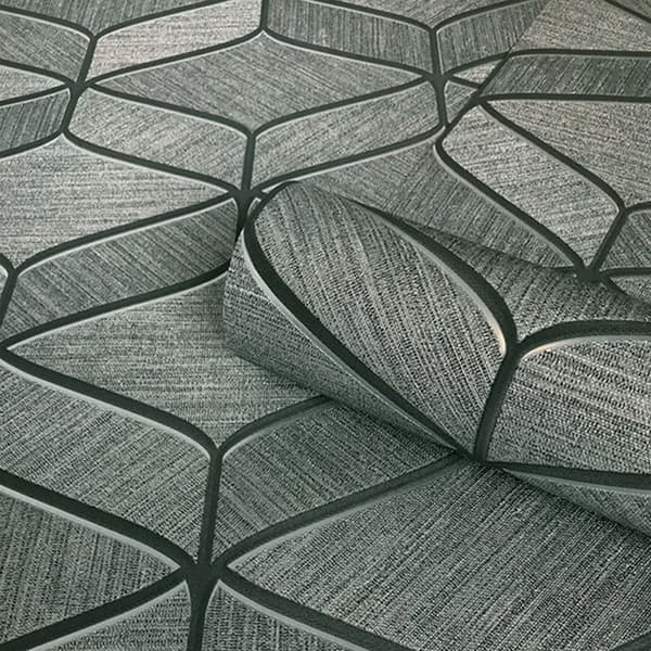 Belgravia Luciano Geometric Textured Wallpaper
