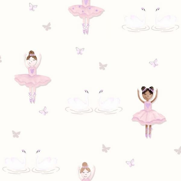 Holden Décor Ballerina Wallpaper Cream 32.8ft x 21in