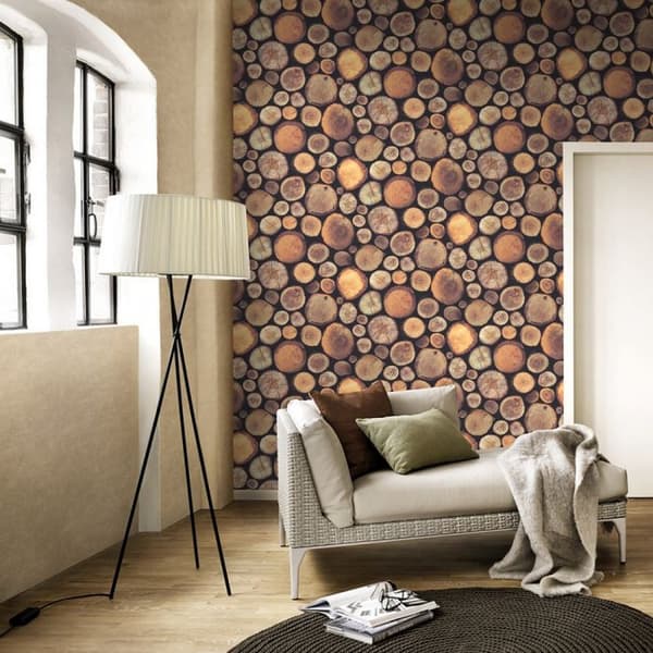 World of Wallpaper Logs Wallpaper