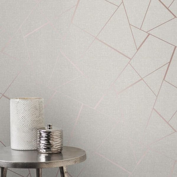 Fine Decor Quartz Fractal Textured Wallpaper