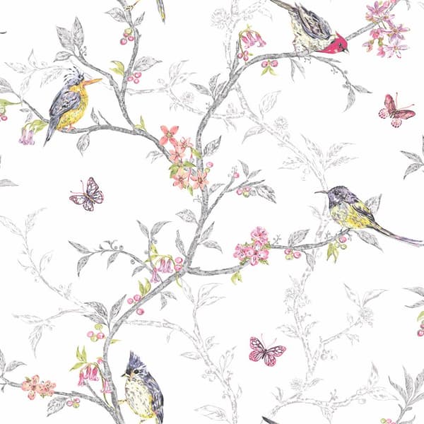 Holden Décor Phoebe Birds Wallpaper