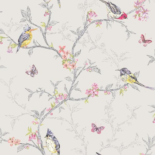Holden Décor Phoebe Birds Wallpaper