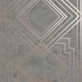 Miniatyrbilde 1 av 2: Holden Décor Delano Geometric Textured Wallpaper