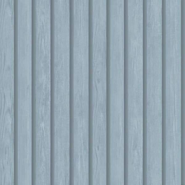 Holden Décor Wood Slats Wallpaper Blue 10m x 53cm