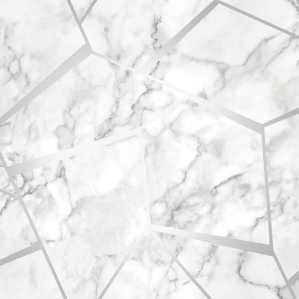 Fine Decor Fraktal marmor Geometrisk tapet