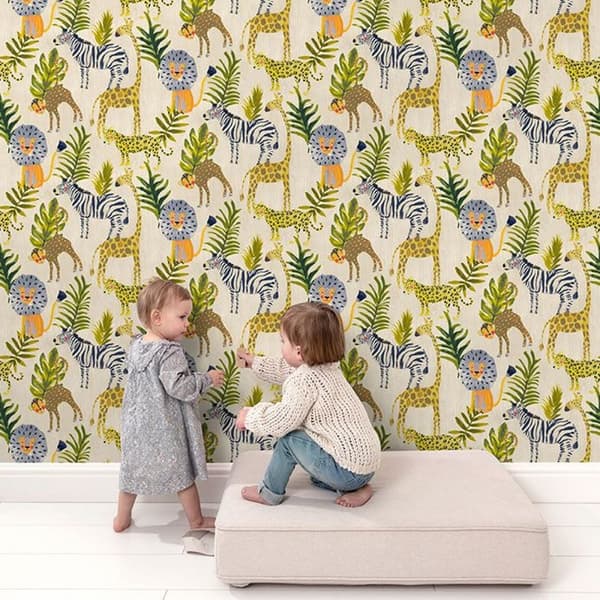 GrandDeco Jack n Rose dyr tapet