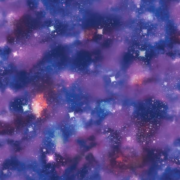 Rasch Kosmisk rymd tapet Blue/Purple 32.8ft x 21in