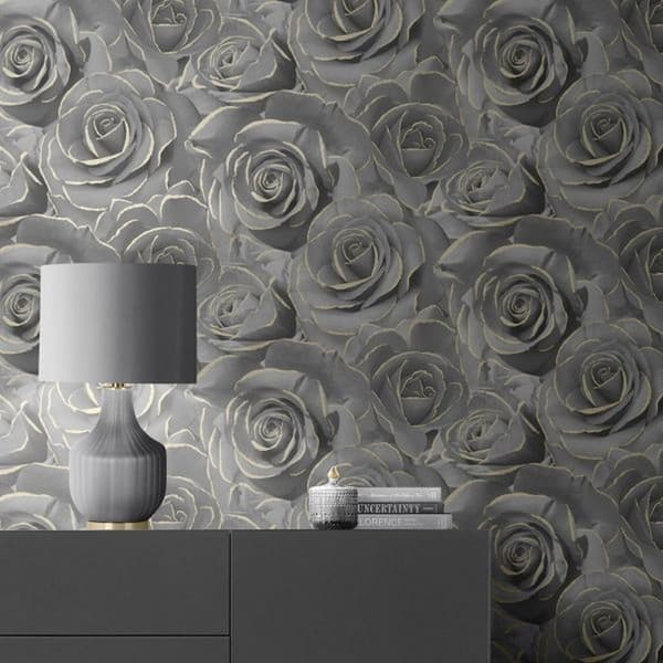 Muriva Madison Roses Wallpaper