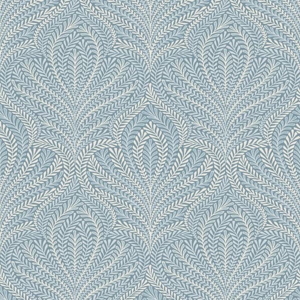 Grandeco Margot Damask Textured Wallpaper Light Teal One Size