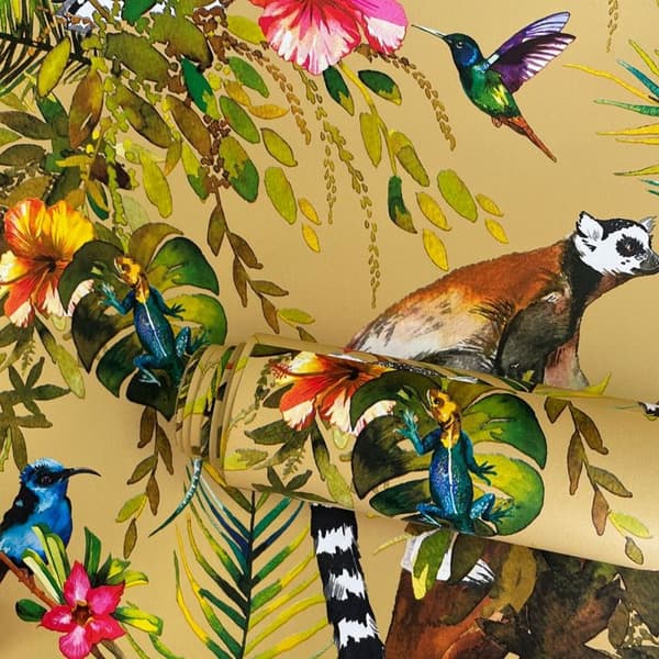 Holden Décor Lemur Wallpaper
