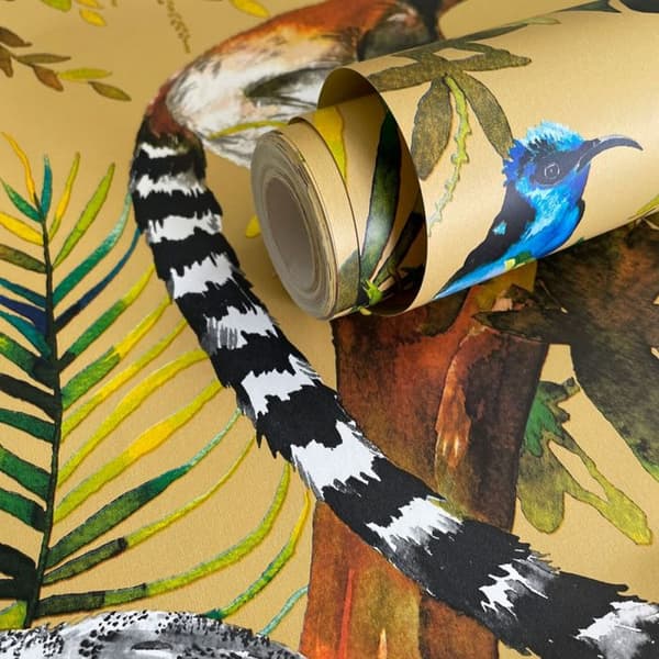 Holden Décor Lemur Wallpaper